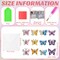12 Pack Butterfly Diamond Painting Greeting Card Kits Spring Diamond Art Cards with Envelopes Flower Butterflies Shaped 5D Rhinestones Painting Kit for Adults DIY Crafts Friend Birthday Gifts